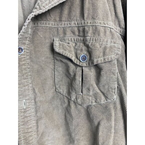 Weatherproof Mens Brown Corduroy Longs Sleeve Button Up Shirt Size Large Western - Picture 13 of 14